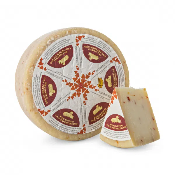 Pecorino with chili pepper